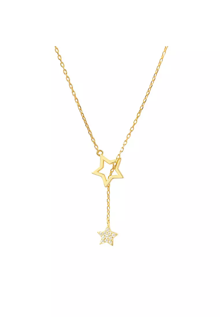 Buy ZITIQUE Women s Hollowed Star Diamond Embedded Star Necklace