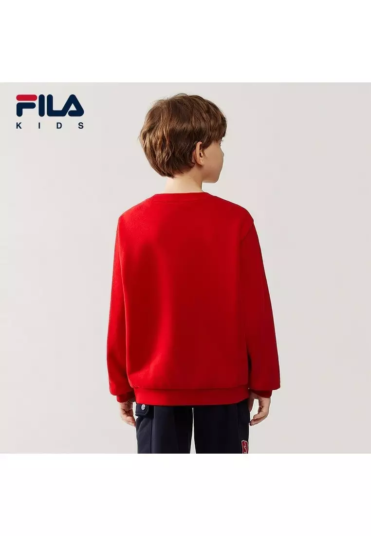  [105cm-170cm]FILA ORIGINALE FILA CNY Boy Sweatshirt (Red)
