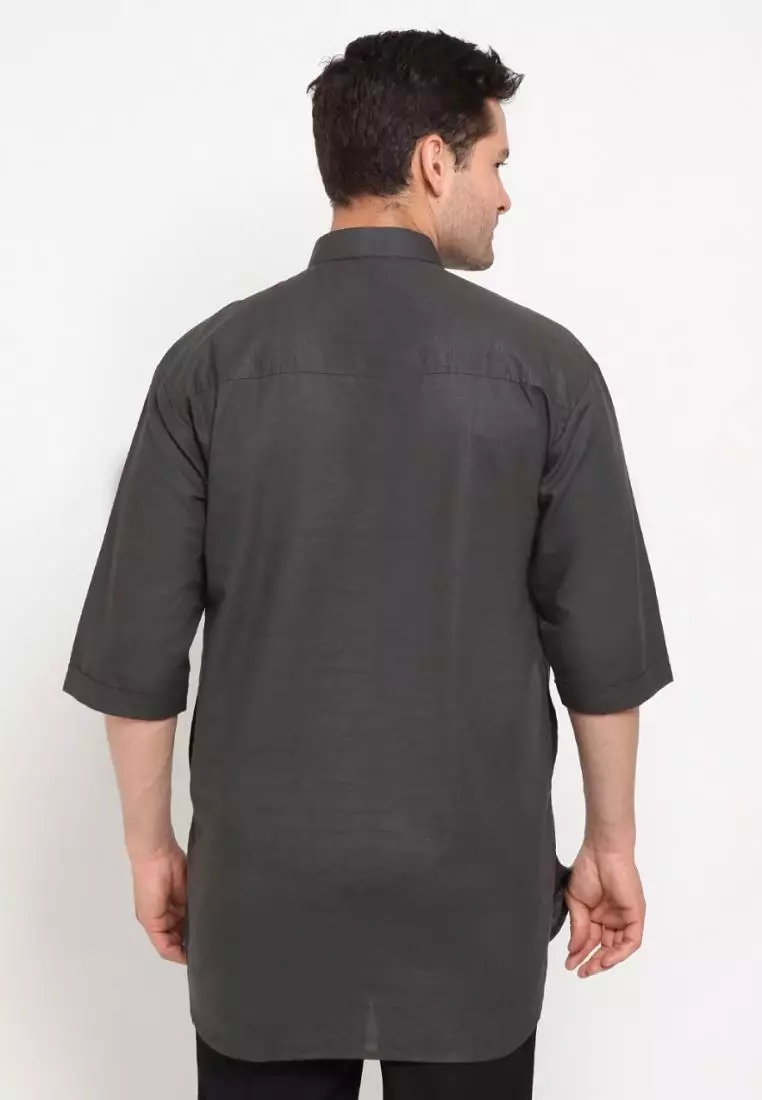 Zayidan Baju Koko Gamis Muslim Pria - Mustafa Abu Tua