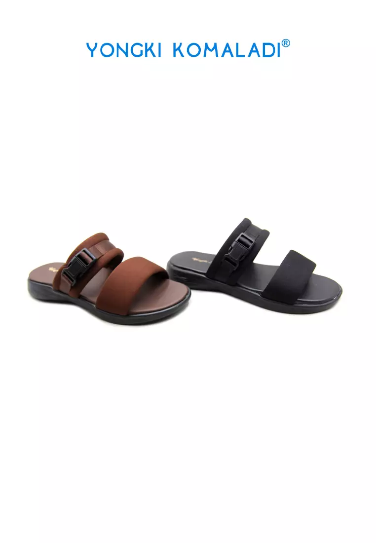 [ ORIGINAL ] YONGKI KOMALADI SANDAL OL-FTR-40180-22 HITAM
