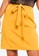 ZALORA BASICS yellow Basic Tie Front Mini Skirt 603A0AA4C237DDGS_3