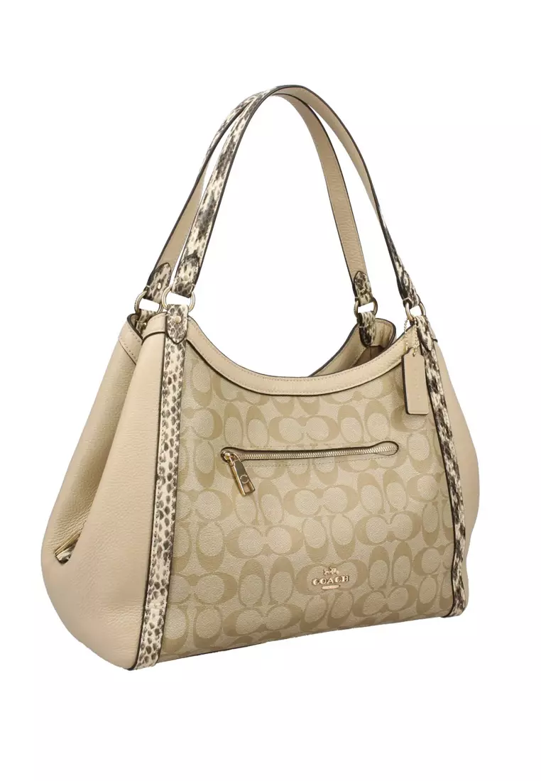 White coach shoulder bag online