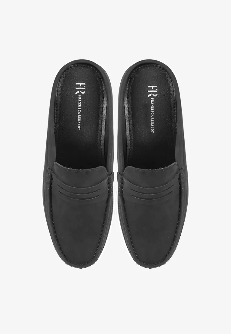 Sepatu Bustong Mules Pria Anti Slip M.Onyx 02 Black