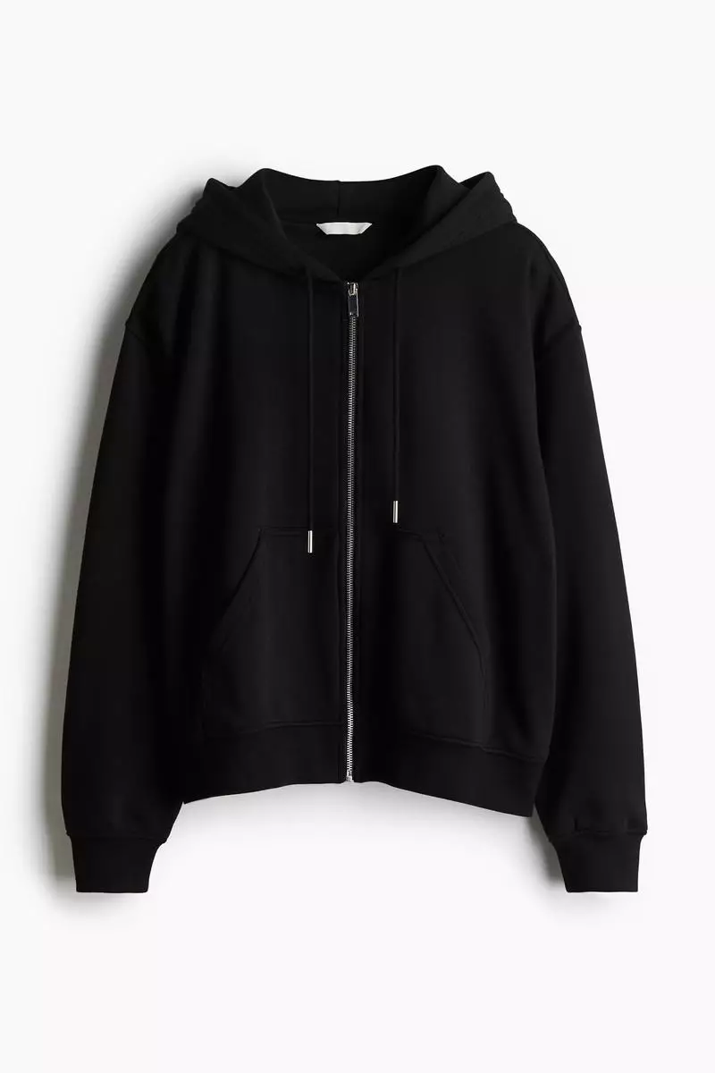 Zip-through hoodie