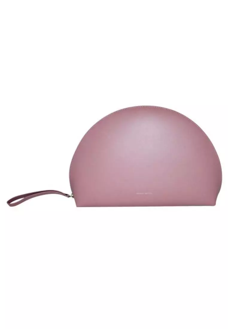 Mansur Gavriel Pre Loved MANSUR GAVRIEL Pastel Pink Half Moon
