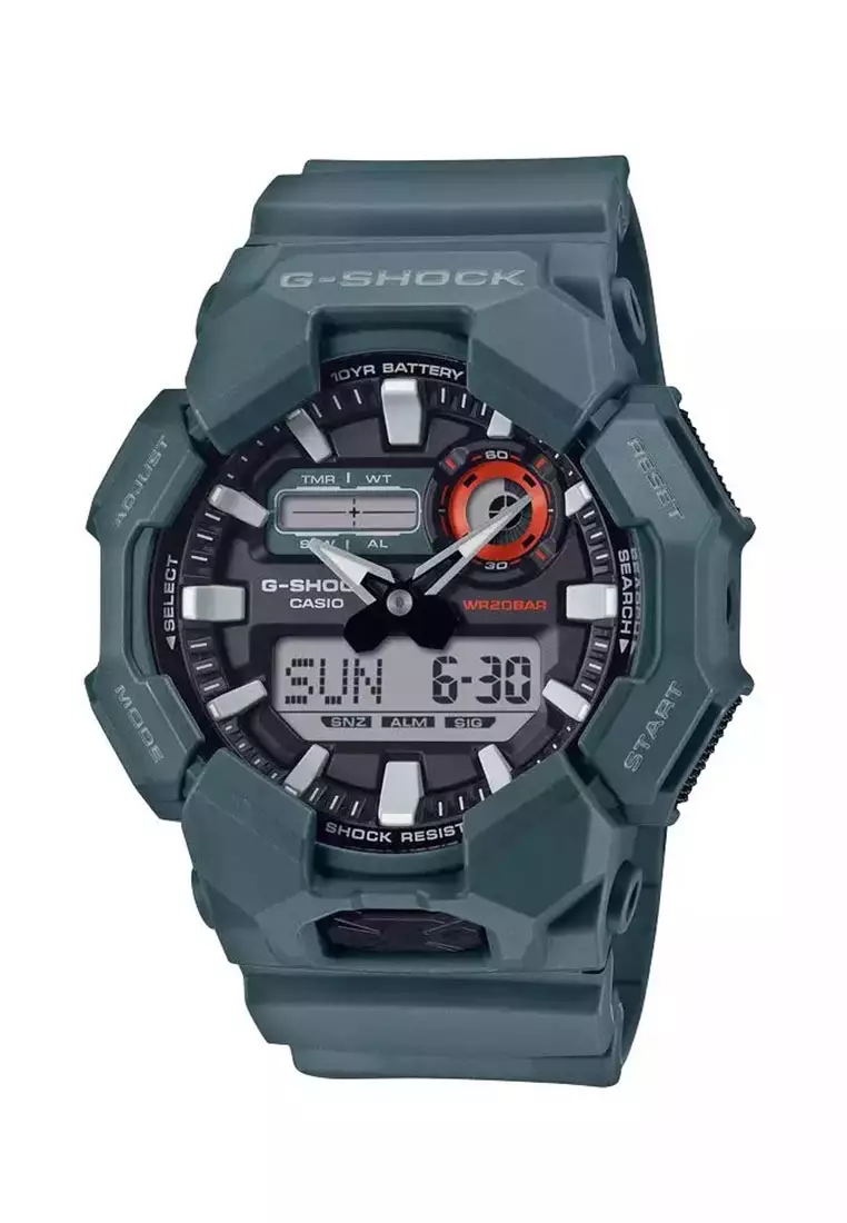 Casio G-SHOCK Jam Tangan Pria - Grey - Resin - GA-010-2ADR