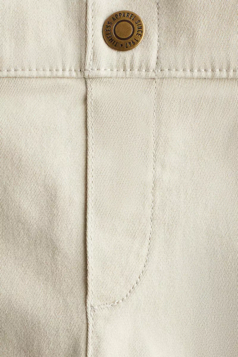 Cotton twill cargo trousers