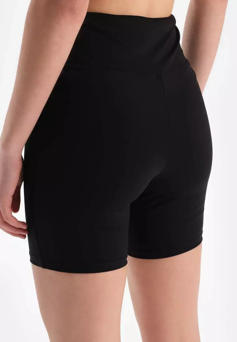 Black Leggings, Minimizer, Short Leg, Activewear for Women
