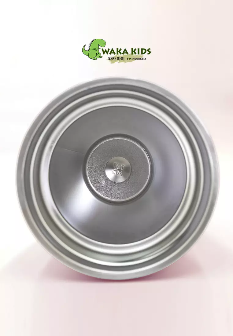 Wakakids Termos Coffee & Tea Stainless Steel Botol Mug Tumbler Cup Karakter Sanrio Pochacco Cream 400ml K2364 Venjr