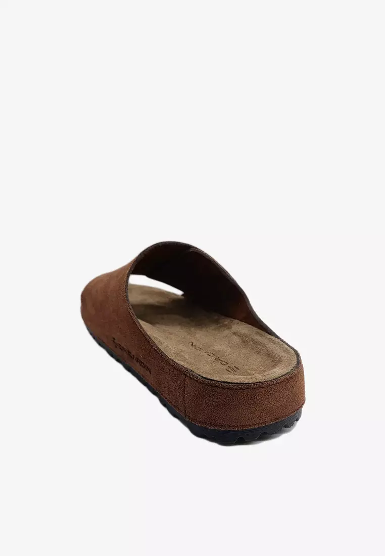 Dr. Cardin Men Cove Core Suede Comfort Sandals with Adjustable Strap D-SLB-8212