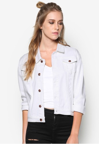 White Denim Jacket, 韓系時尚, esprit官網梳妝
