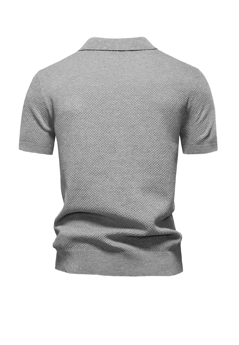 Business Textured Polo Shirt AX-PSD8025