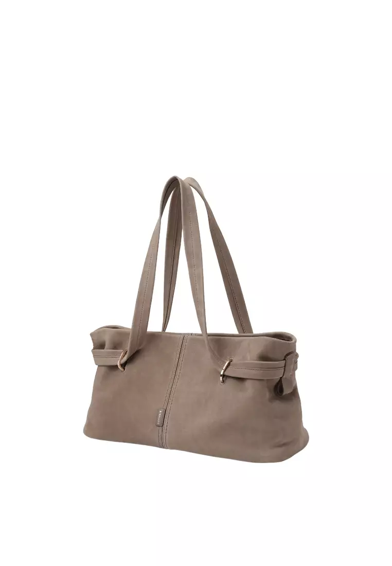 Empiricism Baguette 單肩袋 - 暖灰