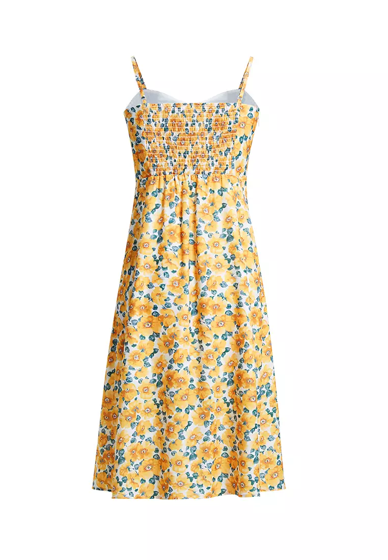 Floral Cami Midi Dress