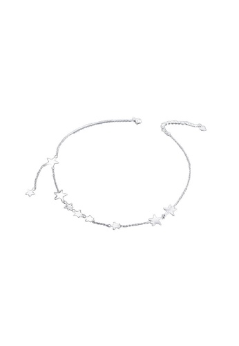 ZITIQUE silver Women's Korean Style Elegant Stars Necklace - Silver C377FACD9B113EGS_1