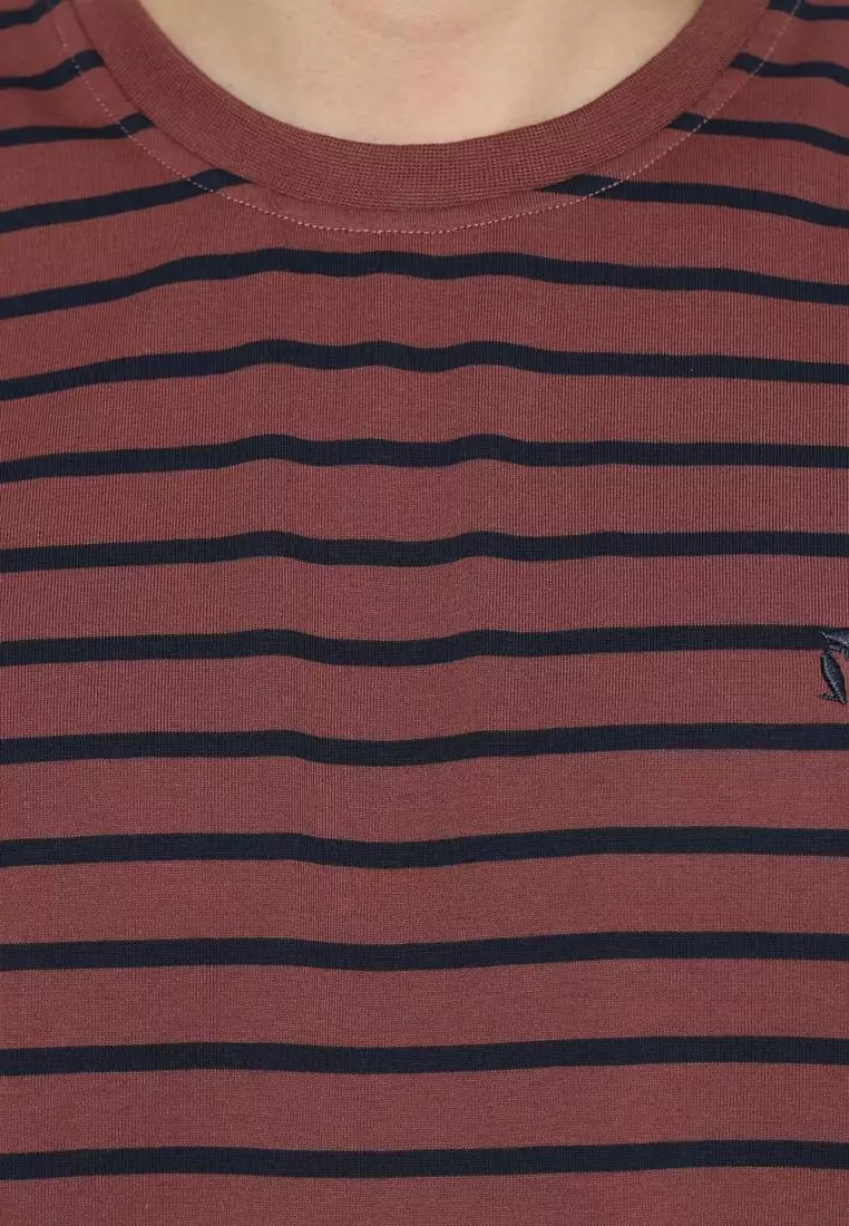 Matsuda T Shirt Pria Kaos Stripe Nantan
