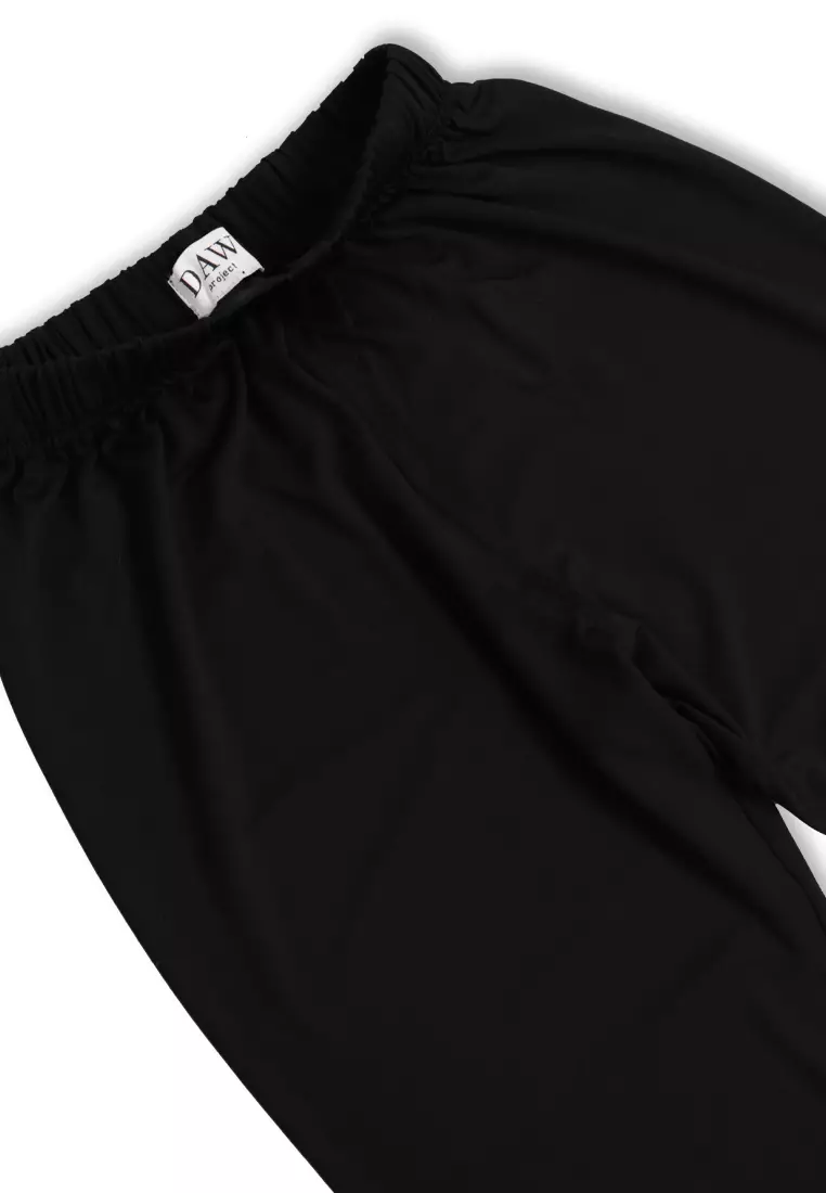 DB001 Legging Polos Hitam