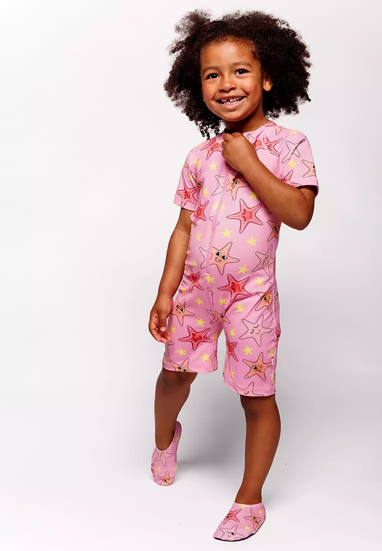 UV50 bathing shoes for children with starfish