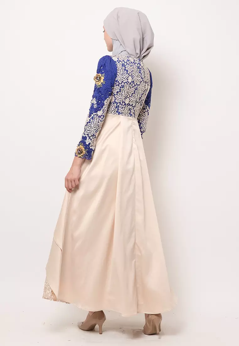 Bibiq Gamis Brokat Satin