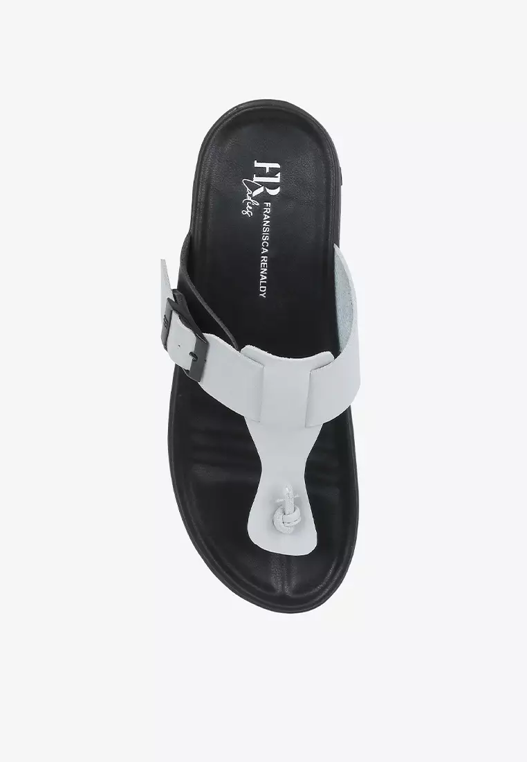 Sandal Wanita Two Tone Jepit  L.Helen 01 - Fransisca Renaldy