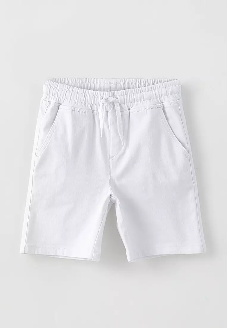 Buy LC WAIKIKI Basic Gabardine Boy Shorts With Elastic Waist 2023