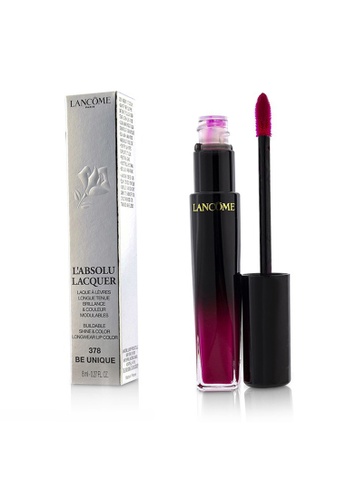 Lancome LANCOME - L'Absolu Lacquer Buildable Shine & Color Longwear Lip Color - # 378 Be Unique 8ml/0.27oz 46903BEEC56AB2GS_1