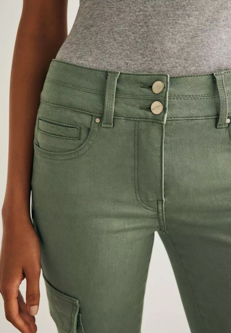 Lift Slim And Shape Cargo Slim Jeans