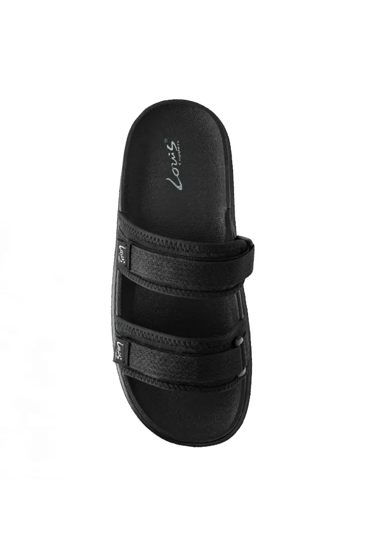 Men Slip On Faux Leather Classic Casual Sandals - 240441248