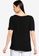 Vero Moda black Angea Short Sleeve Top 251EAAABEFC91BGS_2