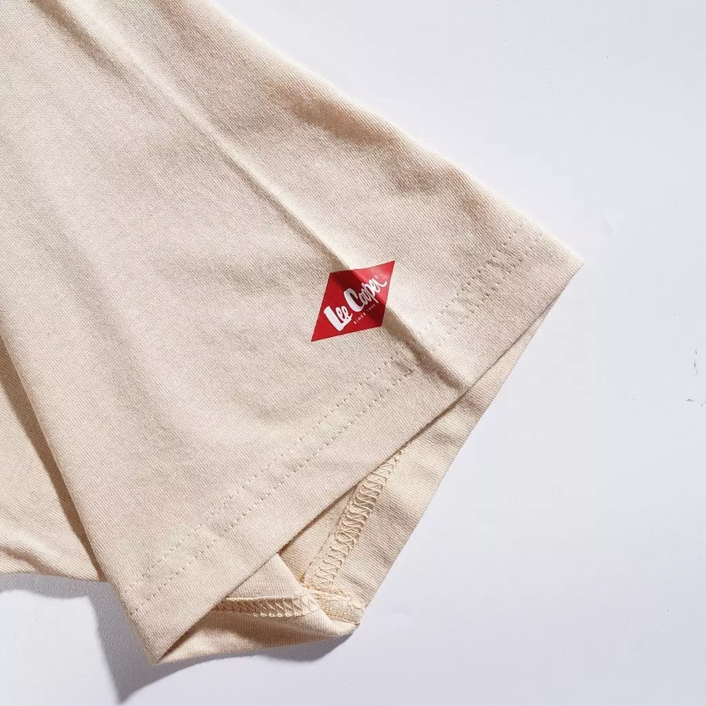 Lee Cooper T-Shirt Basic Regular Tee Cream