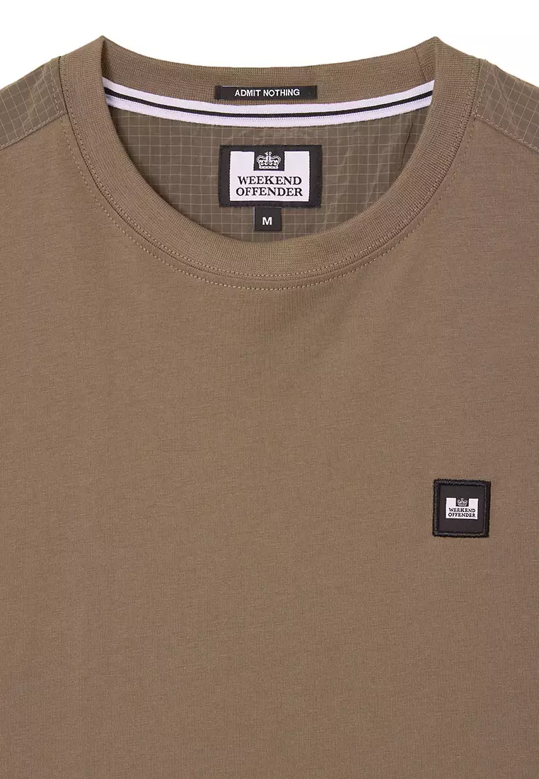 MENS TOBACCO GARCIA RIPSTOP OVERLAY TEE
