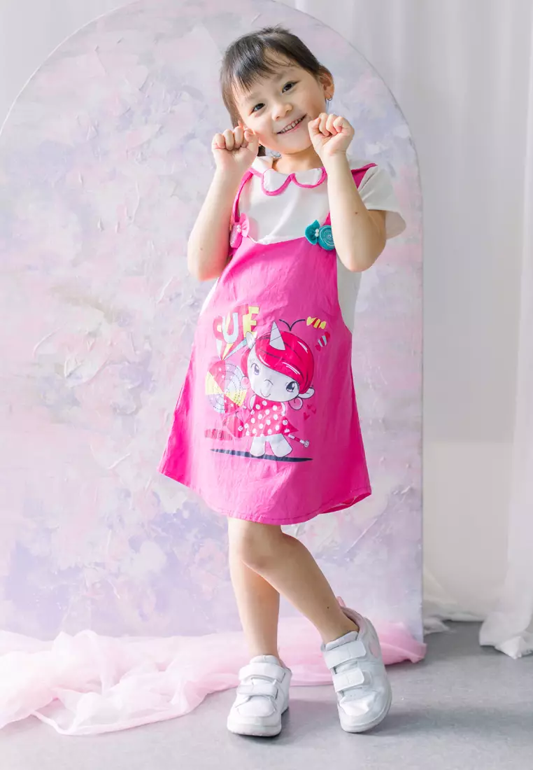 TWO MIX Baju Anak Perempuan - Dres Anak Perempuan Lucu 1-8 Tahun 4207