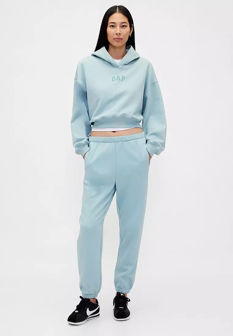 Vintage Soft Crop Logo Hoodie