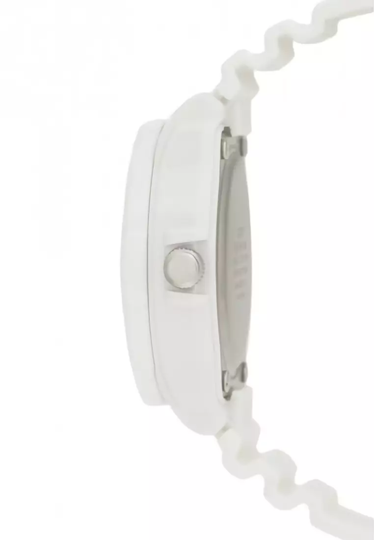 Casio - Female Analog Watches - Jam Tangan Analog Wanita - White - Resin Strap - LRW-200H-4E3VDF