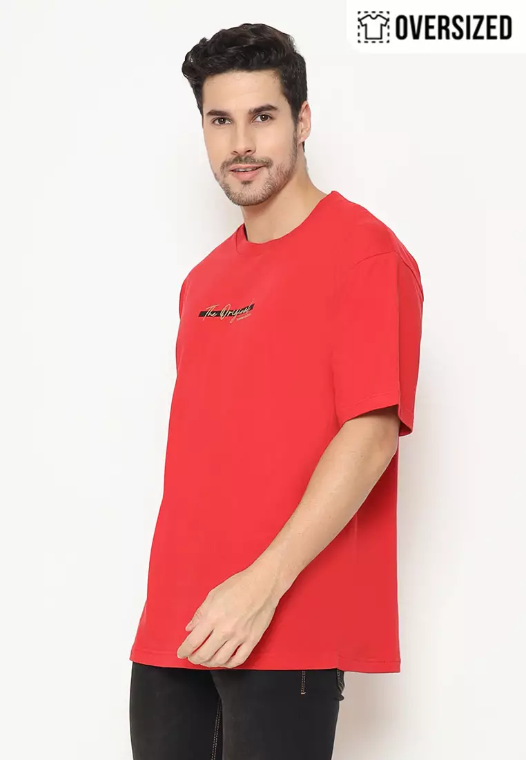 RBJ T-Shirt Cotton Oversized Pria 2079330021