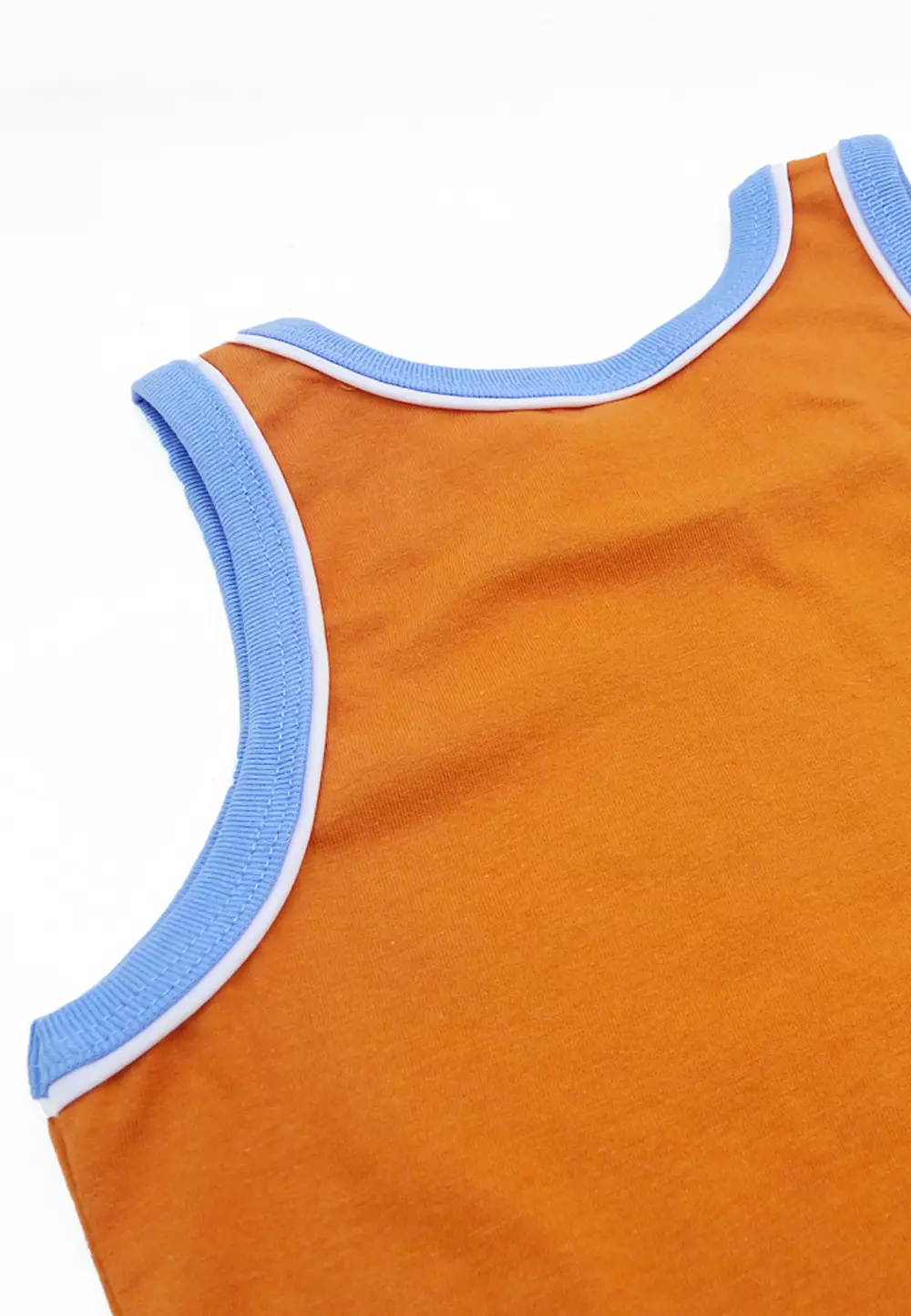 Wakakids Setelan Anak Laki Laki Baju Singlet Usia 6 Bulan Hingga 5 Tahun Set Celana Kaos Motif Bright 22 4081 Orange