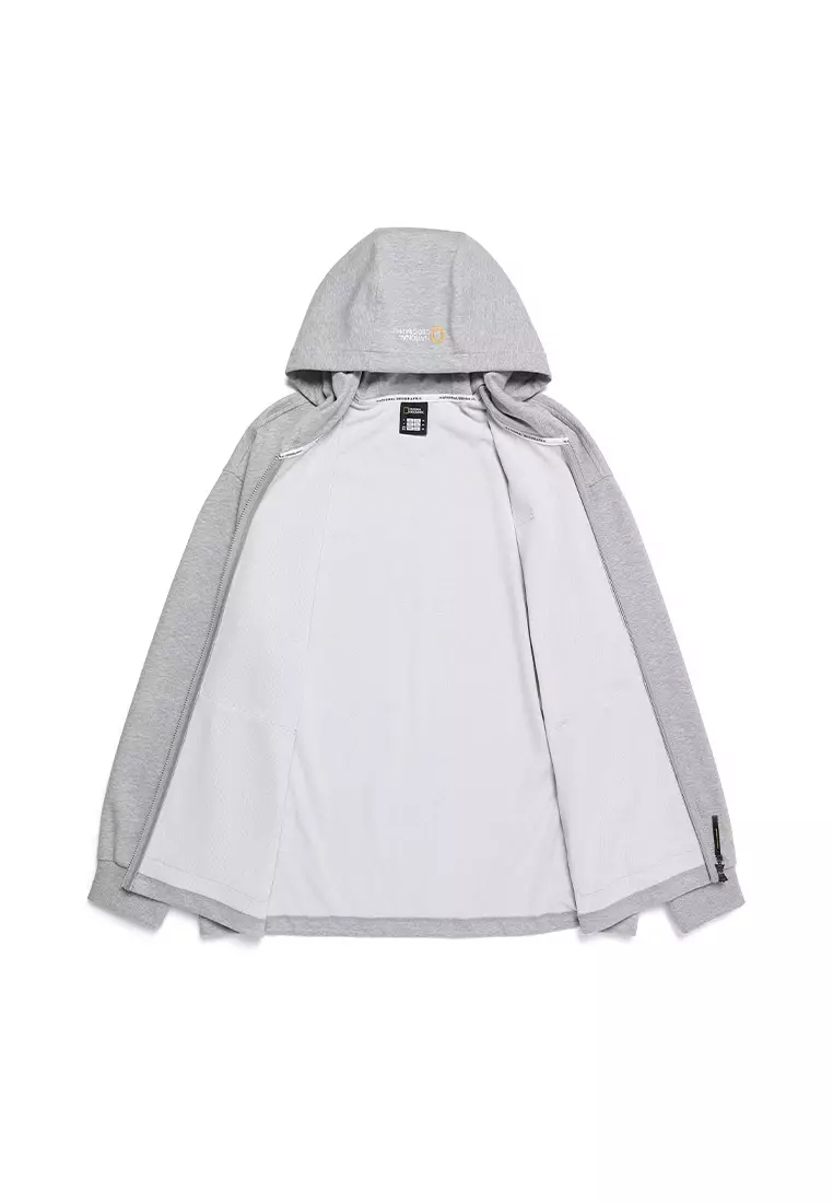 男女同款輕盈針織運動拉鍊外套