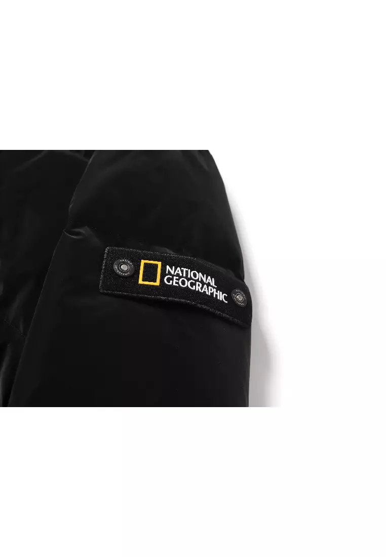 Unisex Glossy Hooded Down Jacket