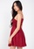 ZALORA BASICS red Cami Smocked Mini Dress B4CD6AA203E0C5GS_2