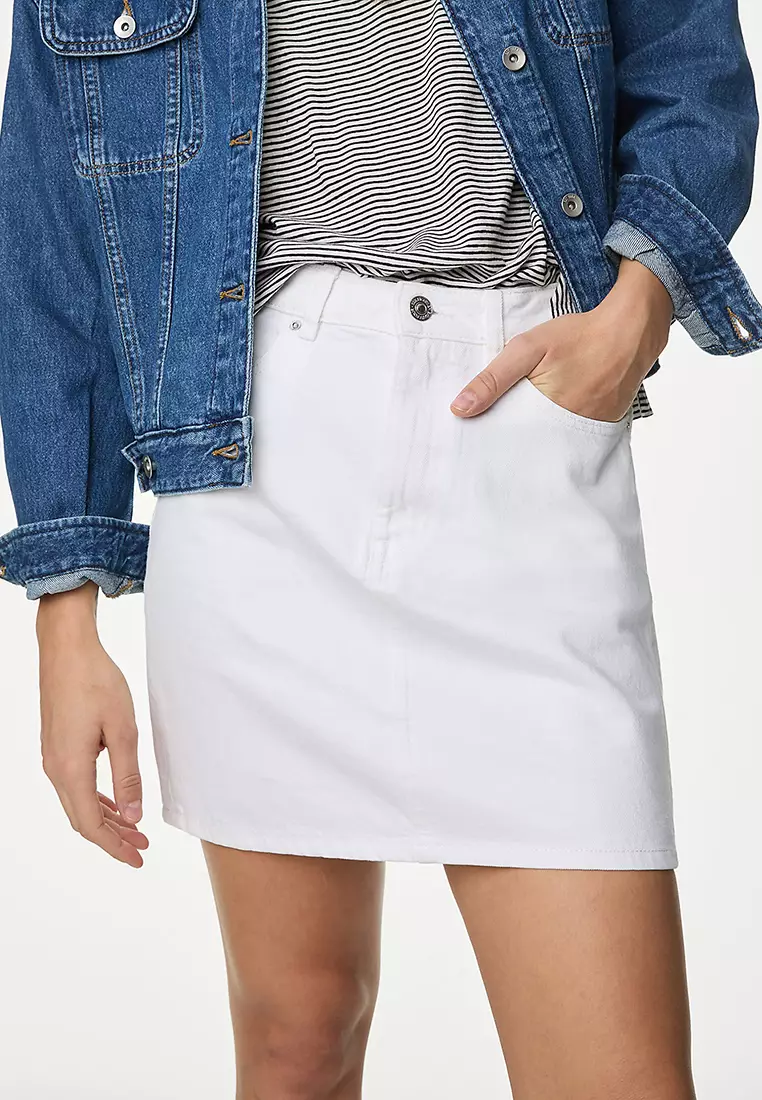 Denim Mini Skirt