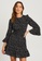 Savel black Aurelia Mini Dress 856B0AA2F76EAFGS_1