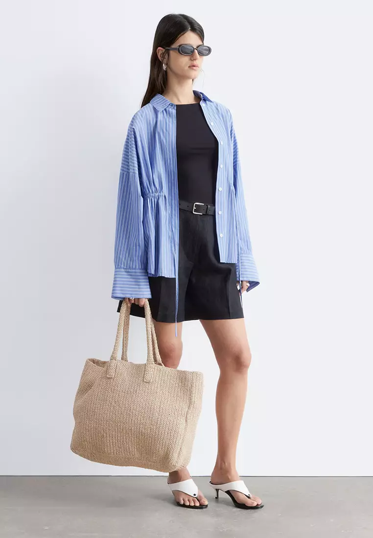 Tailored Linen Shorts