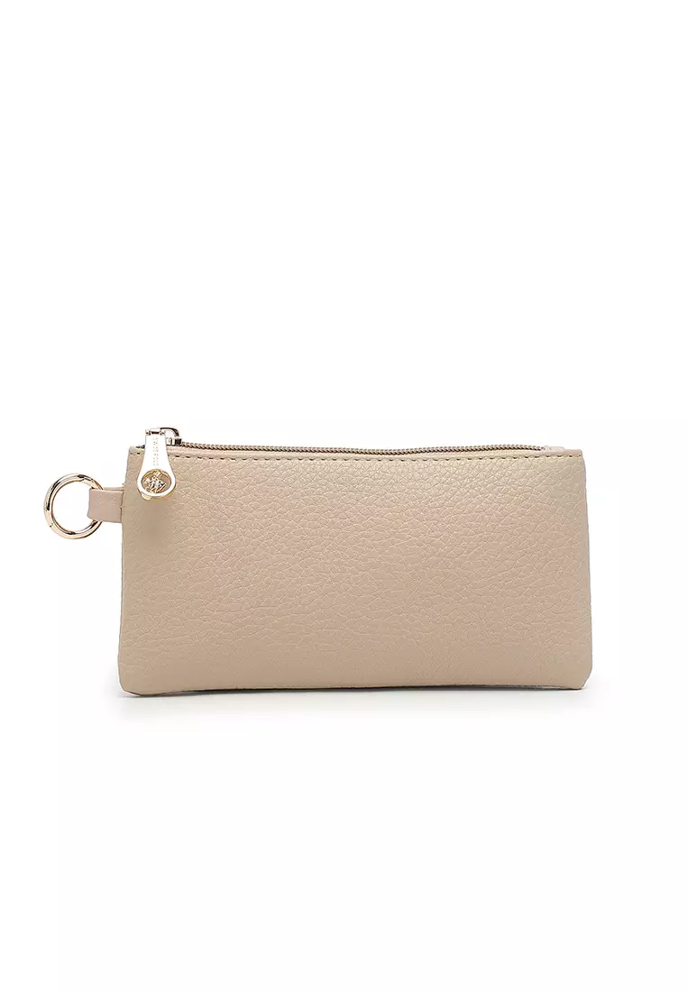 Women's 2-in-1 Tote Bag & Pouch - Beige