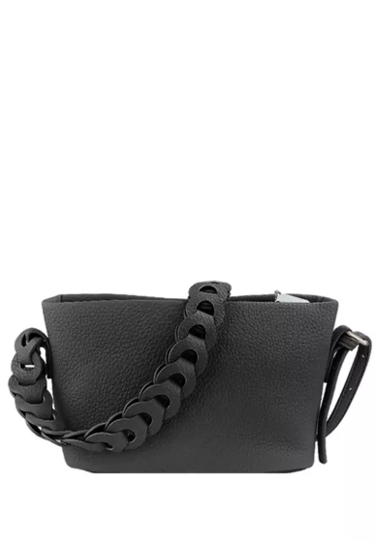 Nicole Lee Tas Wanita Selempang Bahu Tas Kerja Hand Bag 3721508701BLA