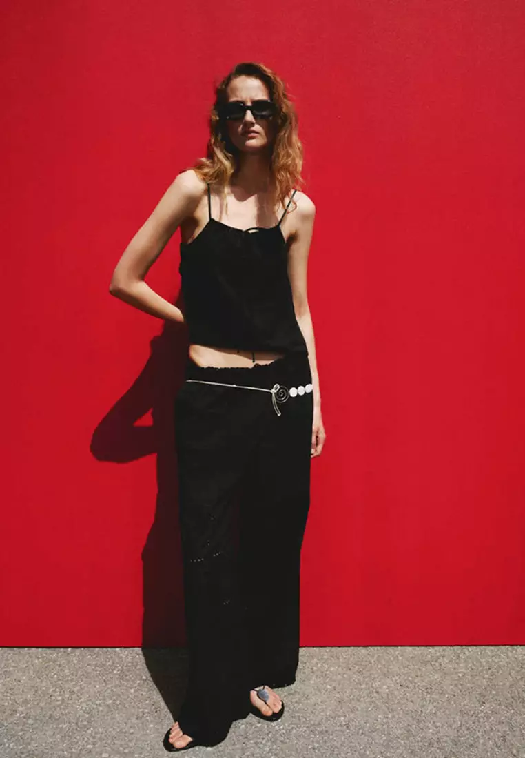 Embroidered Cotton Top