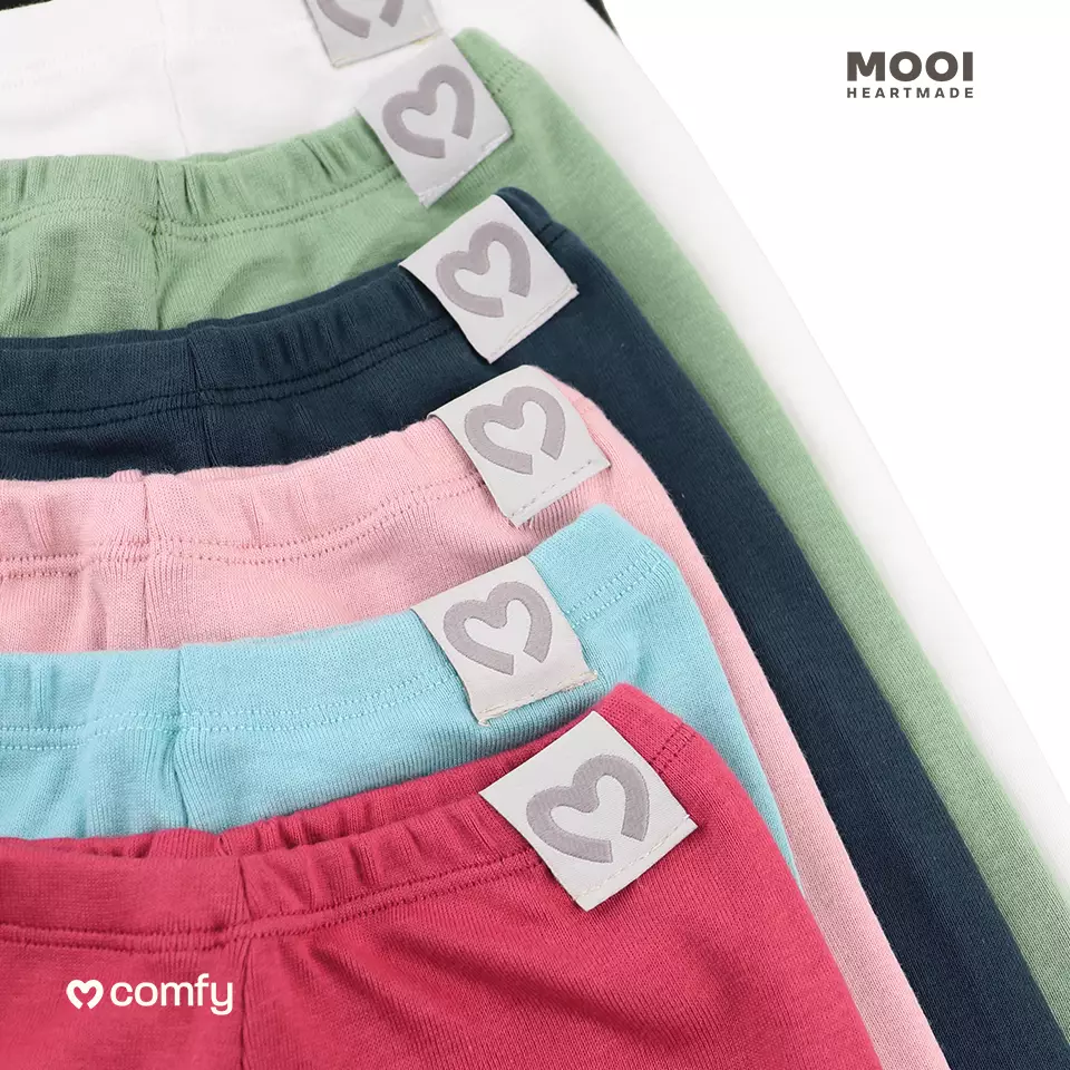 Mooi Legging Anak Polos Baby Legging Comfy Basic Legging - Sky Blue