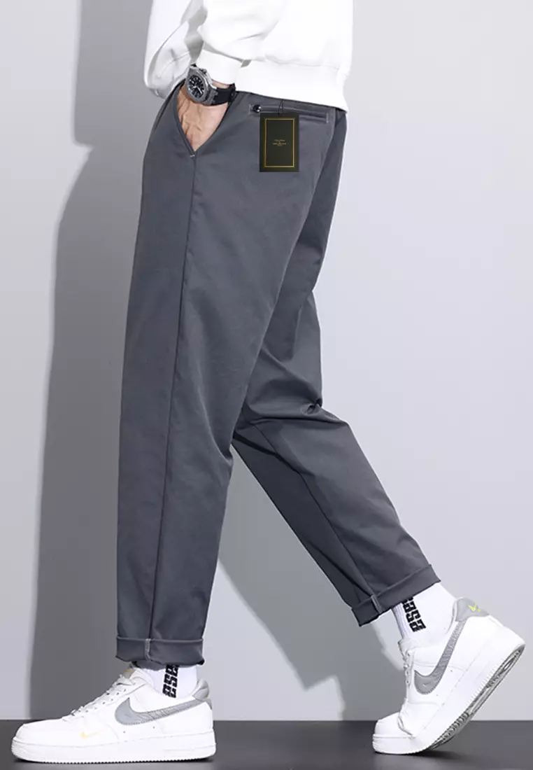 Tapered Mid Waist Suit Pants AY-L9875