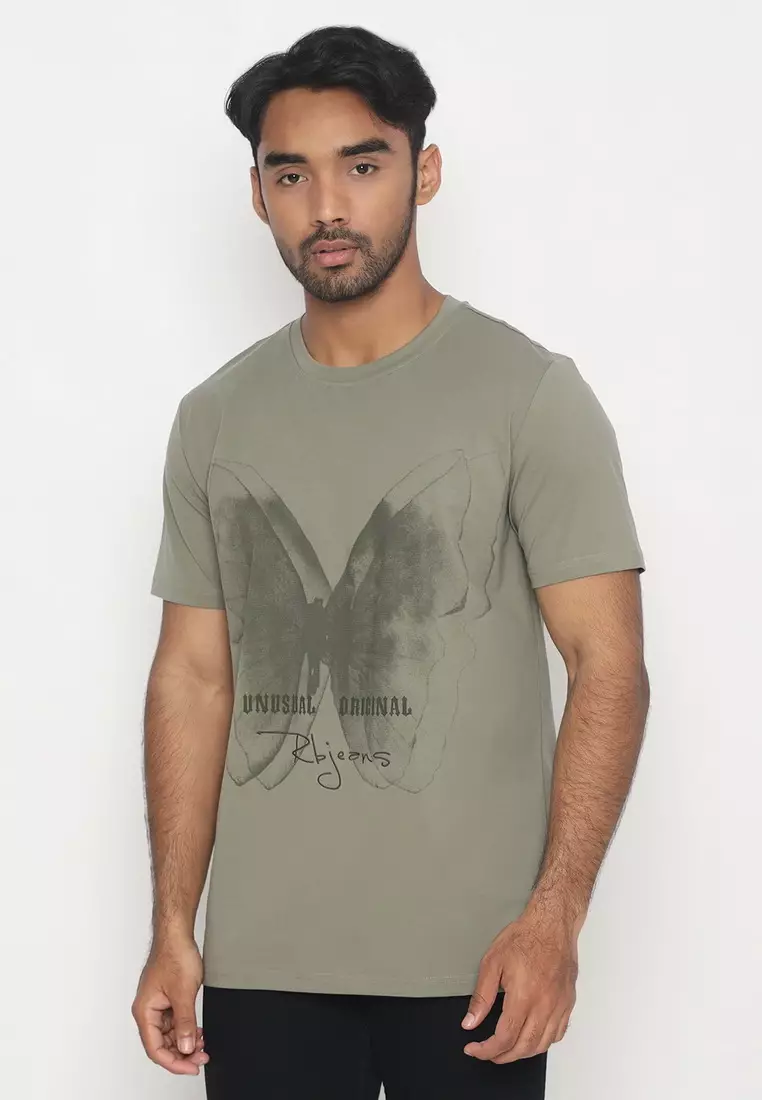 RBJ T-Shirt Cotton Spandex Pria 2562370031