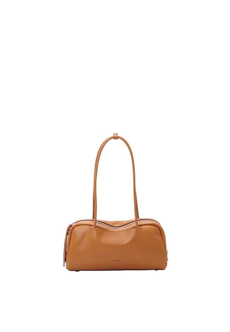 TONA Pocket East West Boston Bag - Veg-Tan Caramel
