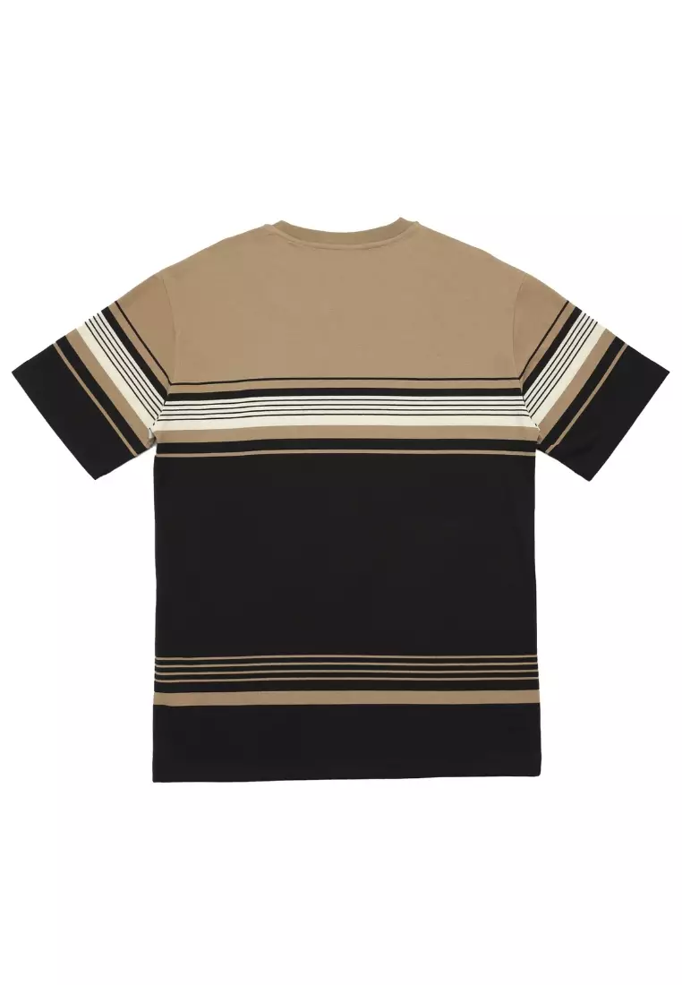 POLICE T-Shirt Salur Bordir Cotton Premium Tebal Pria 53024